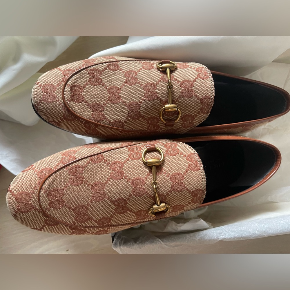 Gucci- GG Jordaan Logo Loafers- NWT